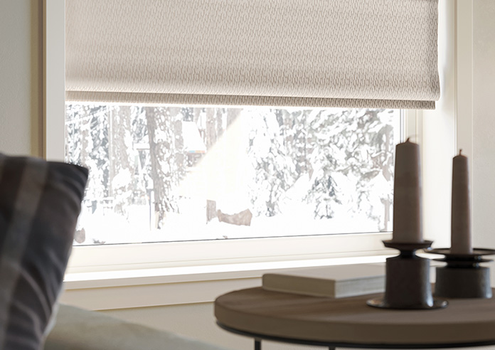 Dew Drop, Metallic Taupe - Twist&Fit Roman Blind - Image 5